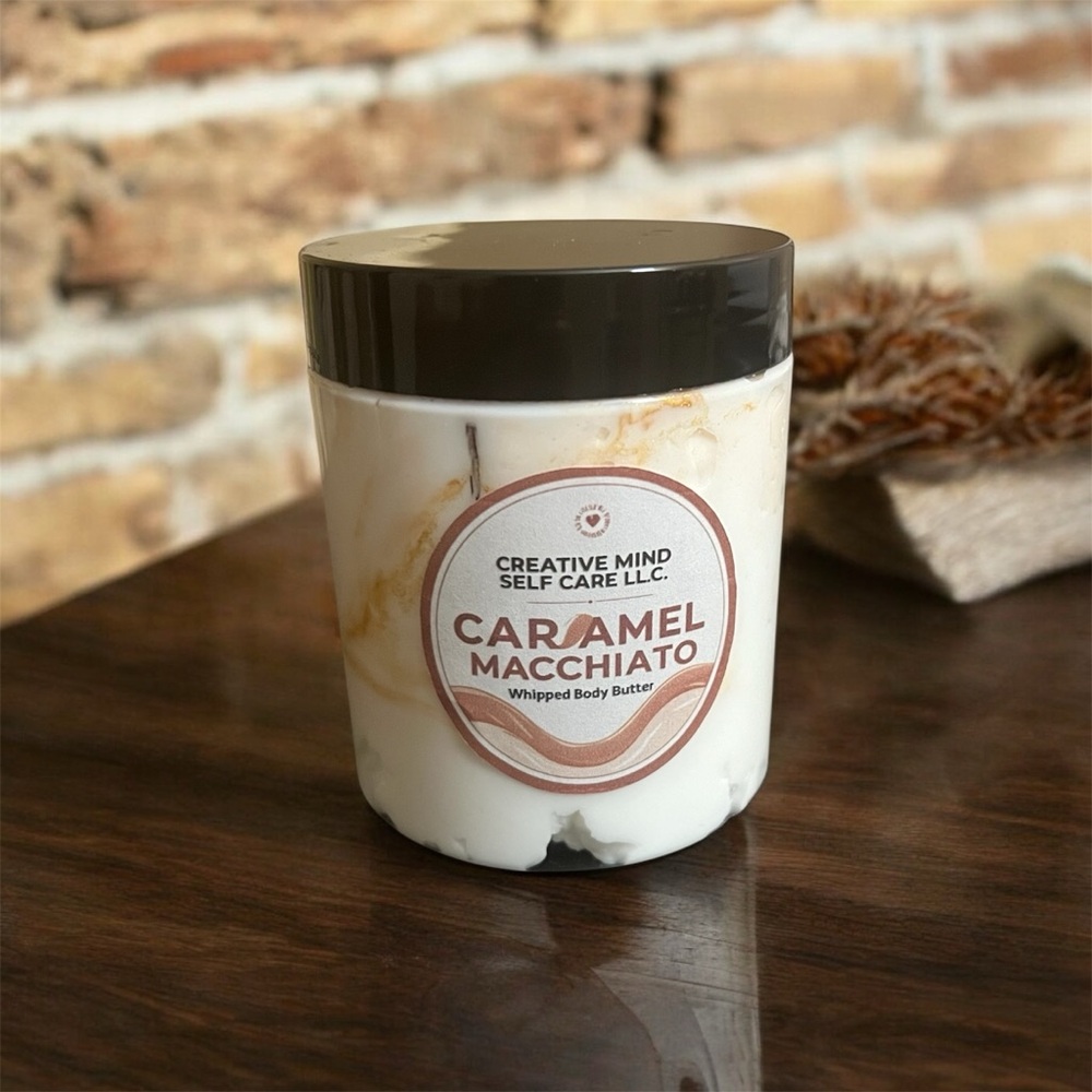 Handcrafted Caramel Macchiato whipped body butter